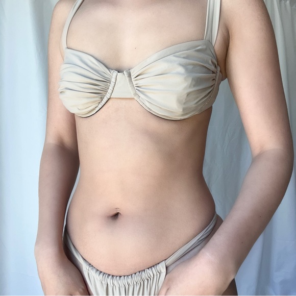 Ria Lynn Swim Beige Bikini Set - Picture 3 of 5